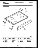 COOKTOP PARTS Diagram and Parts List for CEC3M2WXB  Gibson Range