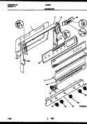 Part Location Diagram of 316008100 Frigidaire PANEL-CONTROL