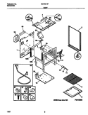 BODY Diagram and Parts List for MGF331BFDB  Frigidaire Range
