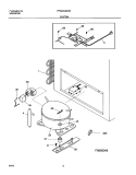 SYSTEM Diagram and Parts List for FFC20C8CW0  Frigidaire Freezer
