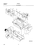 ICE CONTAINER Diagram and Parts List for FRS23W3AW2  Frigidaire Refrigerator