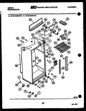 CABINET PARTS Diagram and Parts List for RD19F9WT3B  Gibson Refrigerator