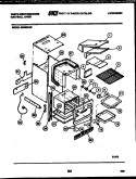 BODY PARTS Diagram and Parts List for GB222LM0  Frigidaire Wall Oven