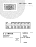 COVER Diagram and Parts List for CGBM185KBA  Frigidaire Microwave