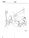 MOTOR Diagram and Parts List for GDE336RES2  Gibson Dryer