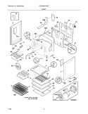BODY Diagram and Parts List for CRE3890HWWE  Crosley Range