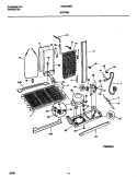 SYSTEM Diagram and Parts List for FRS24WNFW0  Frigidaire Refrigerator