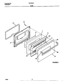 DOOR Diagram and Parts List for TGF330WCWC  Tappan Range