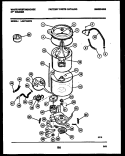 TUB DETAIL Diagram and Parts List for LA271MXW3  Frigidaire Washer