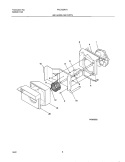 AIR HANDLER Diagram and Parts List for FAC103K1A1  Frigidaire Air Conditioner