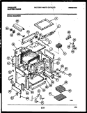 BODY PARTS Diagram and Parts List for REG435WRW1  Frigidaire Range