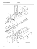 ICE CONTAINER Diagram and Parts List for CFD28WIS0  Crosley Refrigerator