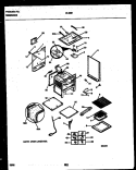 BODY PARTS Diagram and Parts List for 30-3981-23-03  Tappan Range