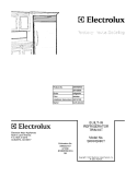 COVER Diagram and Parts List for SRRRSRKIT  Electrolux Refrigerator