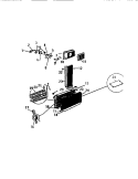 Part Location Diagram of 5303917628 Frigidaire Defrost Thermostat