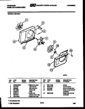 AIR HANDLING PARTS Diagram and Parts List for A08LH5L1  Frigidaire Air Conditioner