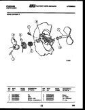 CAM Diagram and Parts List for DW3350LW3  Frigidaire Dishwasher