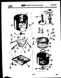TUB DETAIL Diagram and Parts List for 46-2837-23-02  Tappan Washer