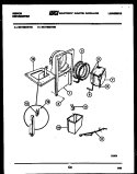 WATER AND CONDENSING PARTS Diagram and Parts List for MC17S5GTHB  Gibson Dehumidifier