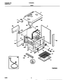 BODY Diagram and Parts List for TGF605WCD2  Tappan Range