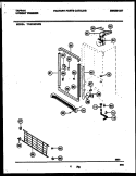 CABINET PARTS Diagram and Parts List for TFU21M7AW2  Tappan Freezer