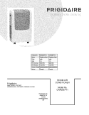 COVER Diagram and Parts List for CRA09EPT11  Frigidaire Air Conditioner