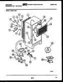 SYSTEM AND AUTOMATIC DEFROST PARTS Diagram and Parts List for FPES21TNA1  Frigidaire Refrigerator