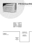 COVER Diagram and Parts List for FRA064VU110  Frigidaire Air Conditioner