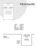 COVER Diagram and Parts List for FFGF3023LMC  Frigidaire Range