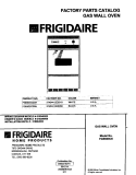 COVER Diagram and Parts List for FGB500CESH  Frigidaire Wall Oven