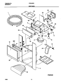 ICE DISPENSER Diagram and Parts List for FRS24ZGHD3  Frigidaire Refrigerator
