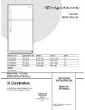 COVER Diagram and Parts List for FRT18B4AZ8  Frigidaire Refrigerator
