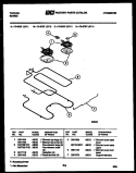 BROILER PARTS Diagram and Parts List for 73-3757-66-02  Tappan Range