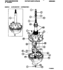 TRANSMISSION Diagram and Parts List for WWX233YBD1  Frigidaire Washer