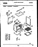 BODY PARTS Diagram and Parts List for GCG34BNL6  Frigidaire Range