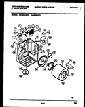 CABINET AND COMPONENT PARTS Diagram and Parts List for DE600ADW2  Frigidaire Dryer