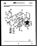 BODY PARTS Diagram and Parts List for 31-3349-00-01  Tappan Range