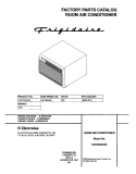 COVER Diagram and Parts List for FAS183K2A5  Frigidaire Air Conditioner