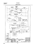 WIRING DIAGRAM Diagram and Parts List for FEF450BWB  Frigidaire Range