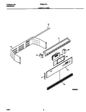 CONTROL PANEL Diagram and Parts List for FGB557CEBC  Frigidaire Wall Oven