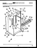 CABINET PARTS Diagram and Parts List for FPCE21TIFL4  Frigidaire Refrigerator