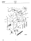 CABINET Diagram and Parts List for FRT20NGCWA  Frigidaire Refrigerator