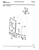 CABINET Diagram and Parts List for UL1293ECW2  Electrolux Freezer