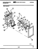 ICE DOOR, DISPENSER AND WATER TANKS Diagram and Parts List for RS249MCD1  Frigidaire Refrigerator