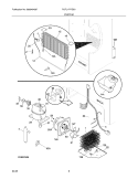 SYSTEM Diagram and Parts List for PLFU1777DS1  Frigidaire Freezer