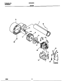 MOTOR Diagram and Parts List for GDE336RBW2  Gibson Dryer