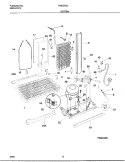 SYSTEM Diagram and Parts List for FRS20ZGJB2  Frigidaire Refrigerator