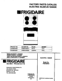 COVER Diagram and Parts List for FES300WCDH  Frigidaire Range