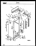 CABINET PARTS Diagram and Parts List for GRT19PRAW1  Gibson Refrigerator