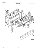 Part Location Diagram of 316024495 Frigidaire PANEL-CONTROL